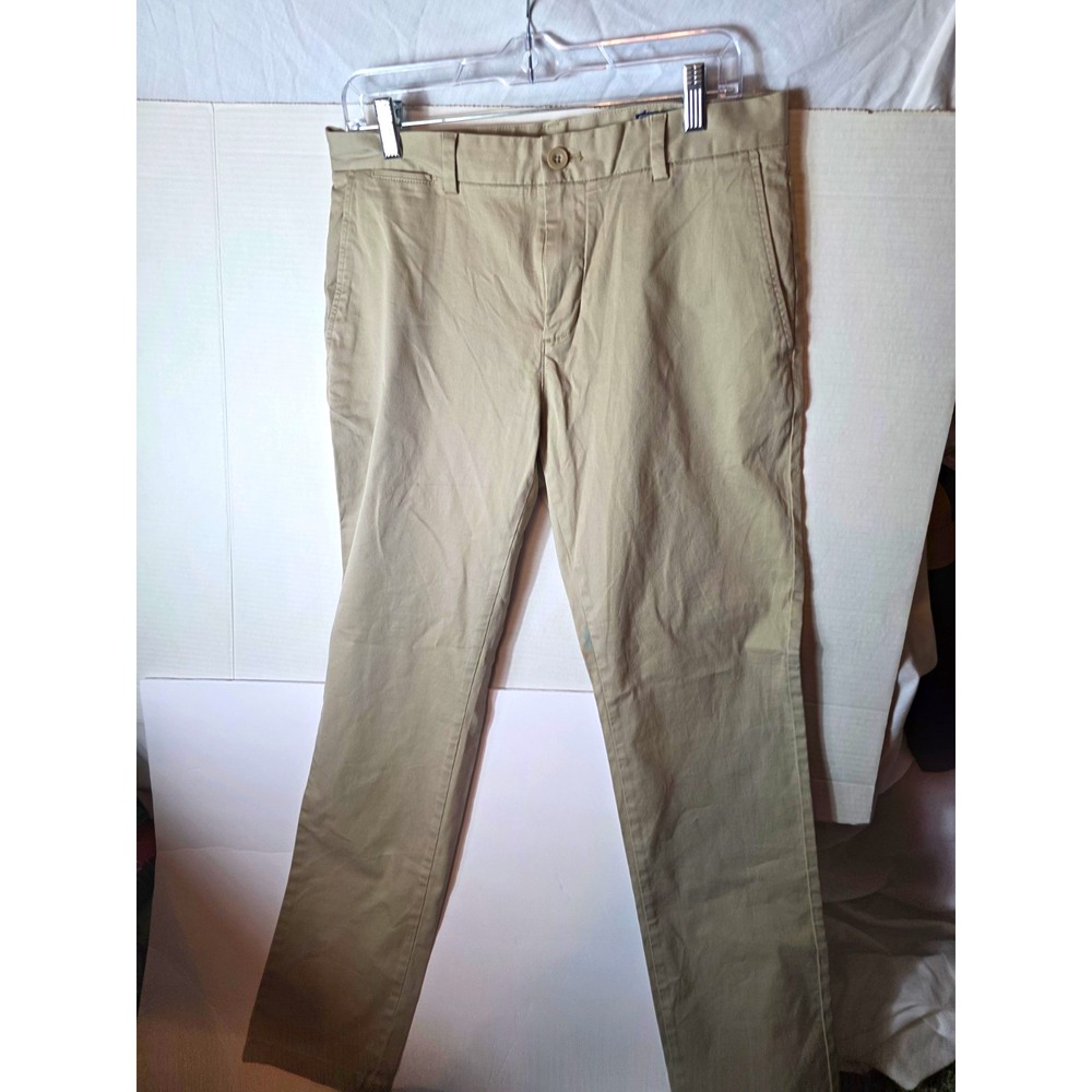 Vineyard Vines Men's Beige Chino Pants 32W 32L. Slim Fit Stretch Twill Tapered